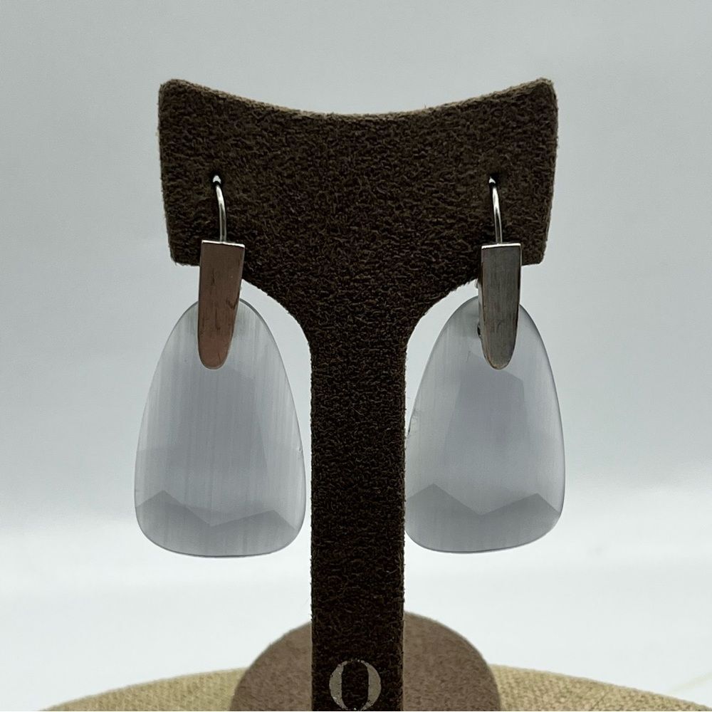 Kendra Scott Silver Teardrop Earrings